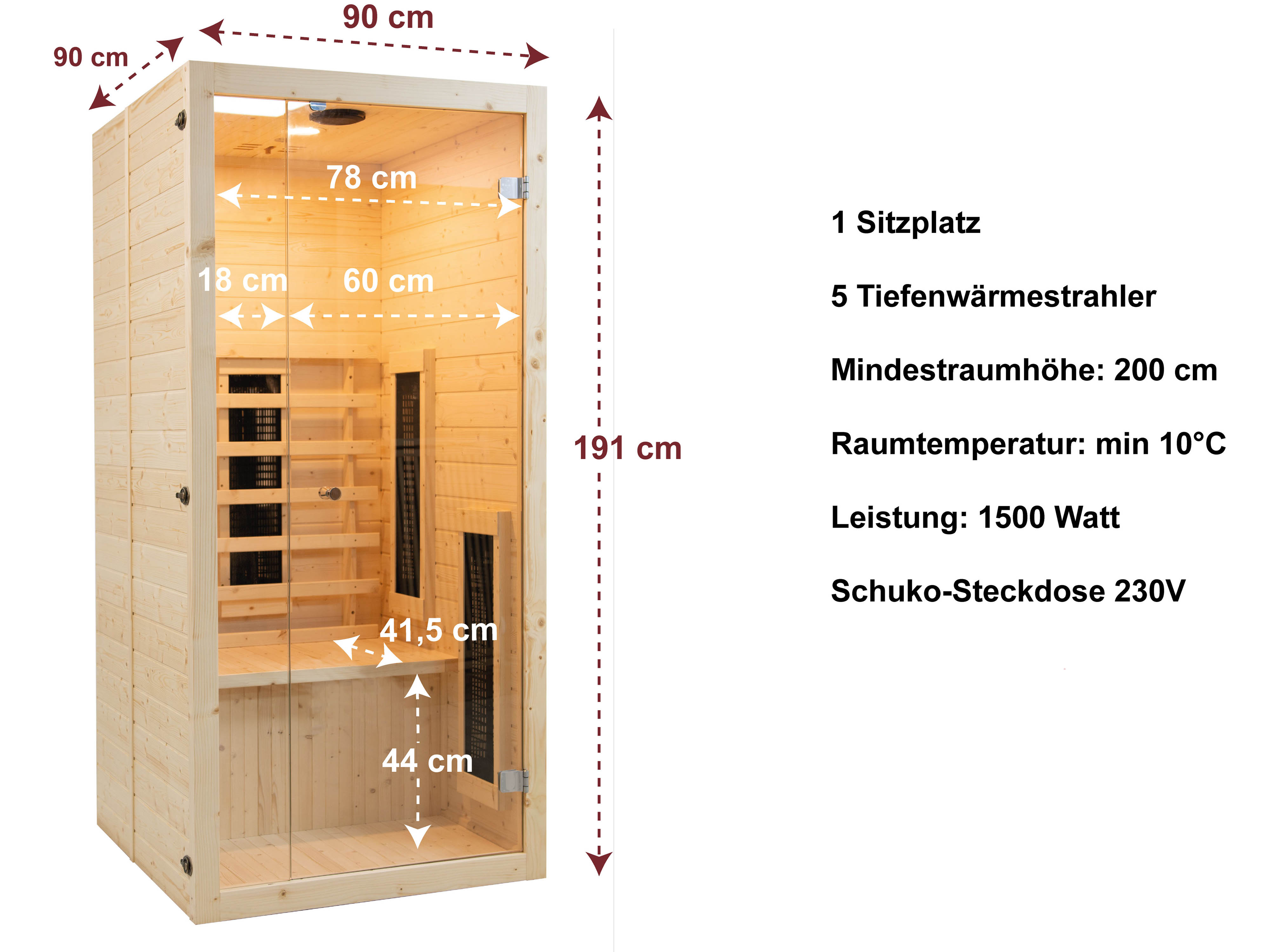 Abmessungen und technische Details