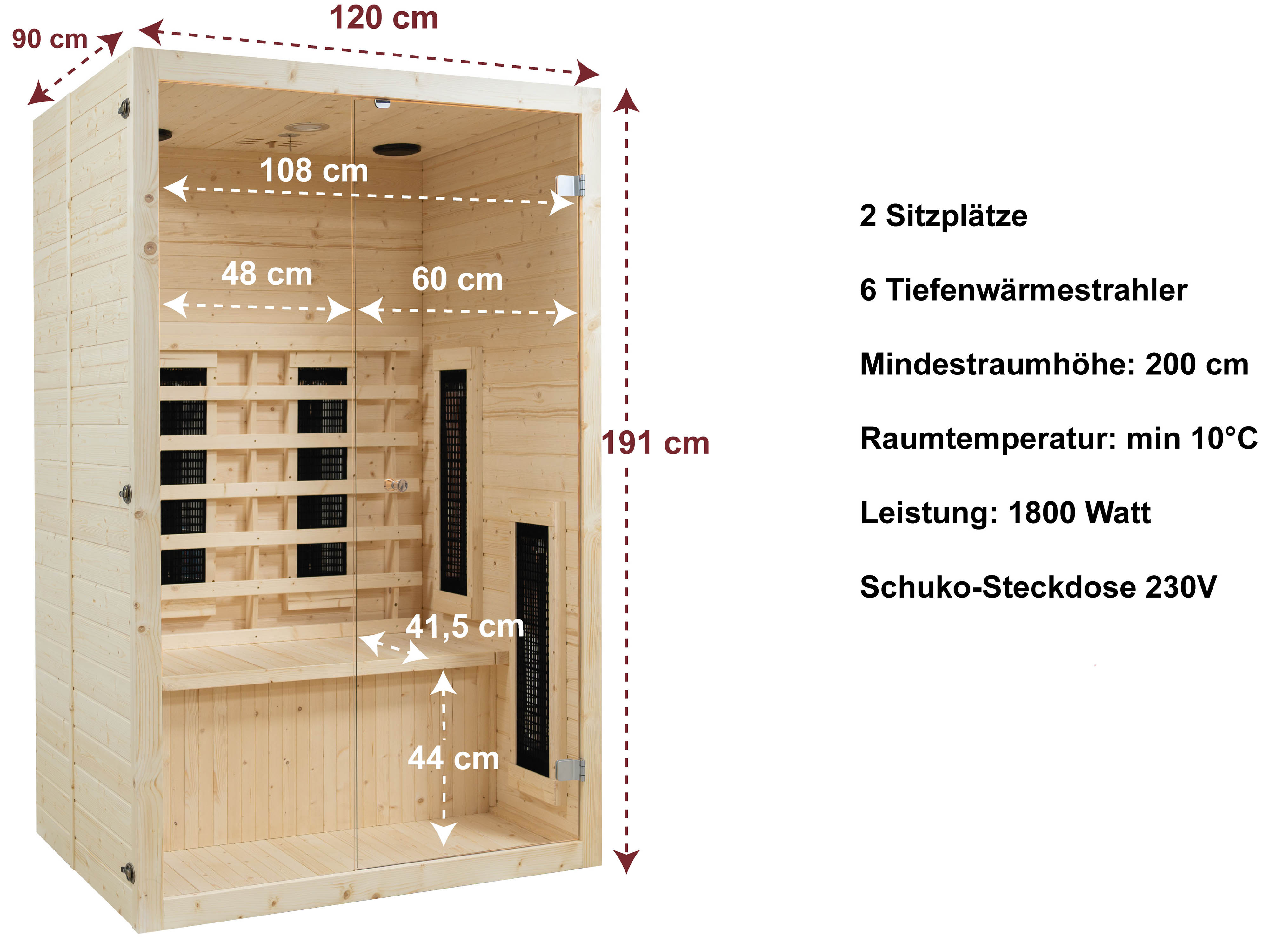 Abmessungen und technische Details