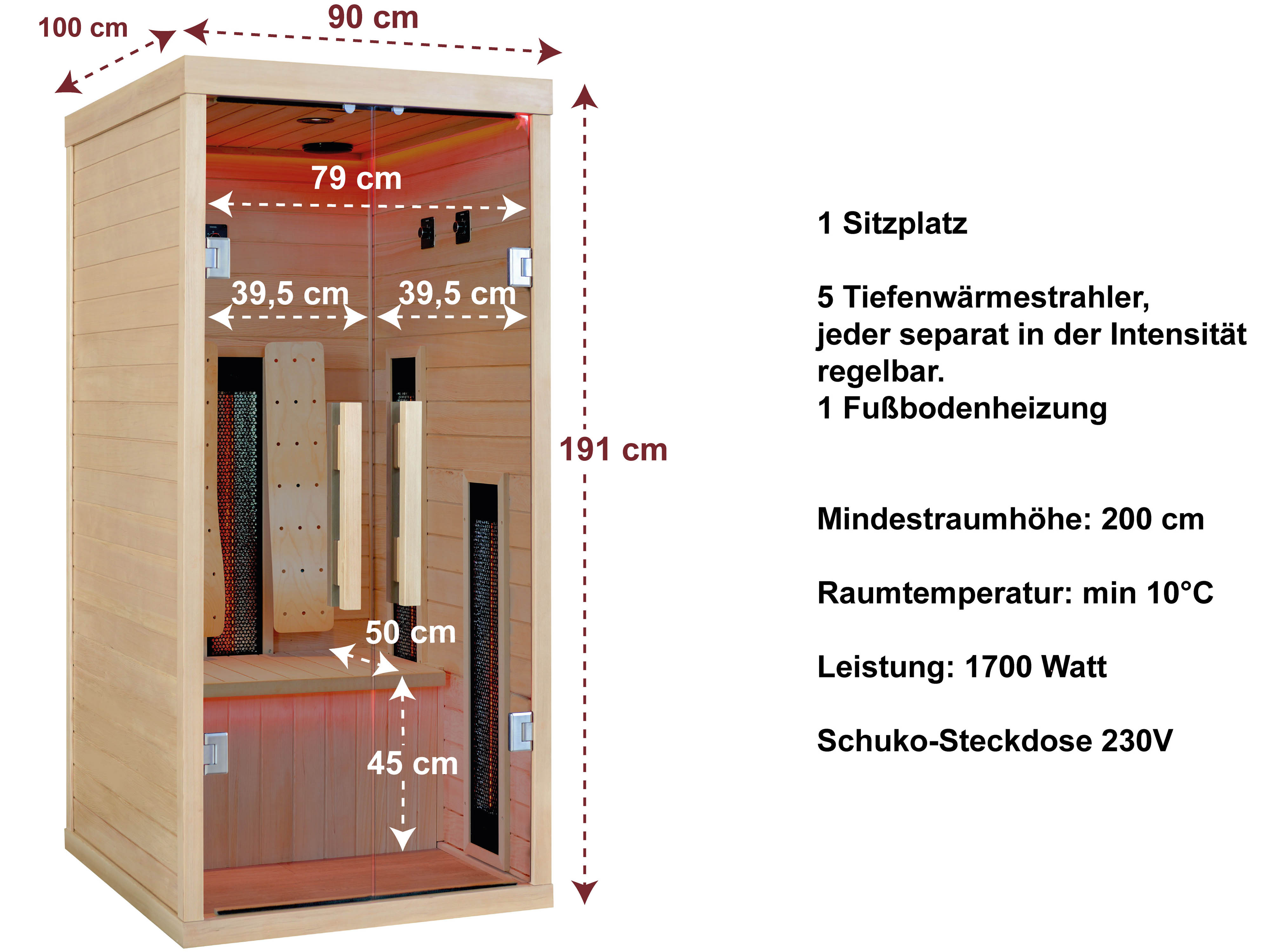 Abmessungen und technische Details
