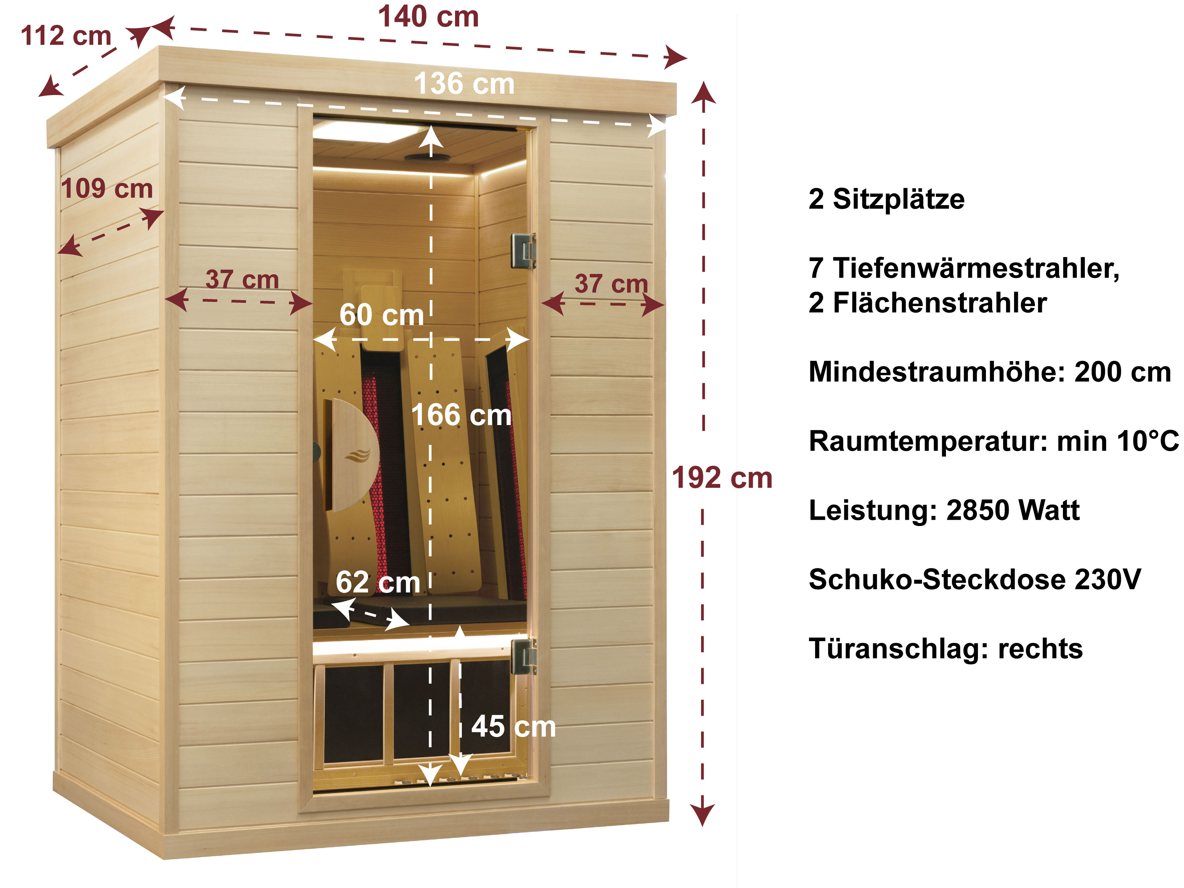 Abmessungen und technische Details