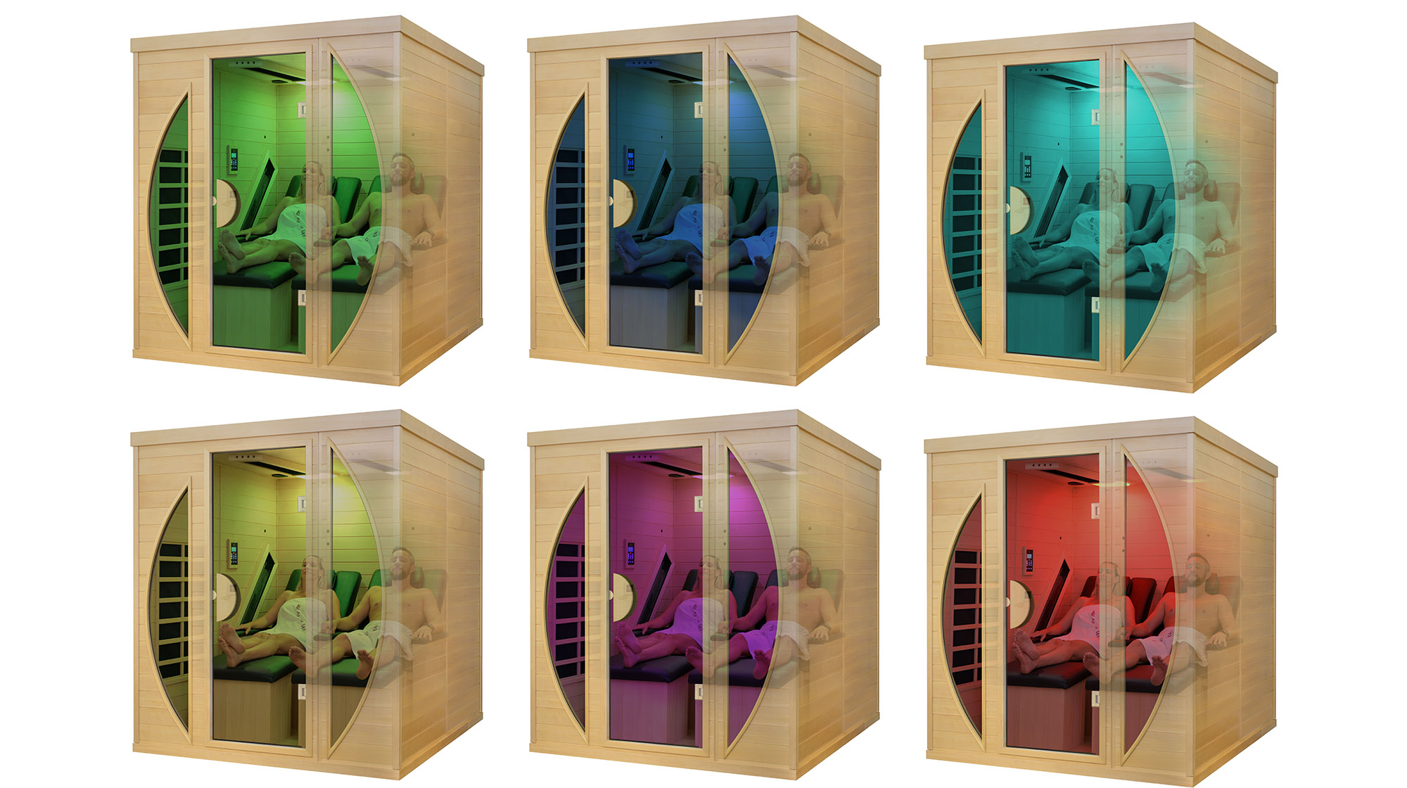 Modernes LED Farblicht Paneel